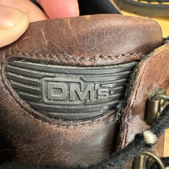 Dr. Martens Made in England  Brown Oxfords Men’s 10 Vintage Chunky Leather Shoes - Picture 8 of 12